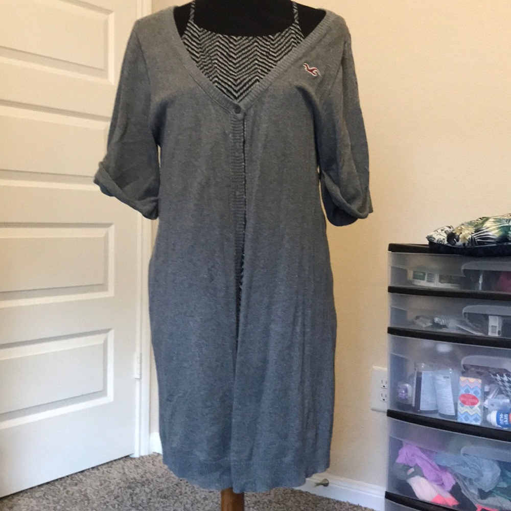 Hollister Short Sleeve Cardigan